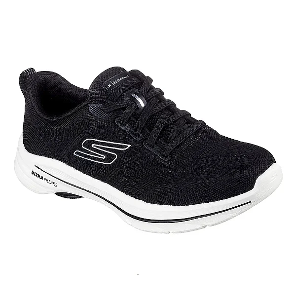 Tênis Skechers Feminino Go Walk 8 - Preto e Branco