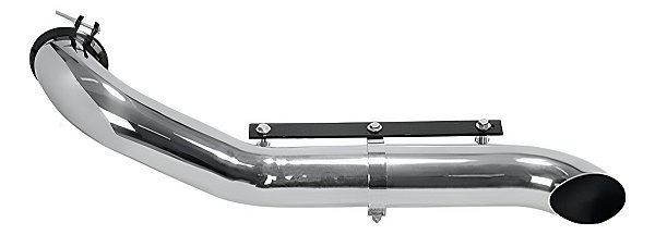 Kit Completo Escape Cromado Iveco Stralis 2012 A 2017 Esq 5p