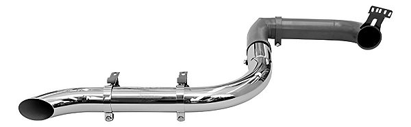 Kit Escapamento Cromado Scania T/r 114 124 4,5p Até 2000 Ld