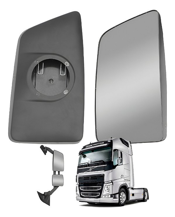 Retrovisor Volvo Fh 2015 A 2022 Com Desembaçador Elétrico Ld