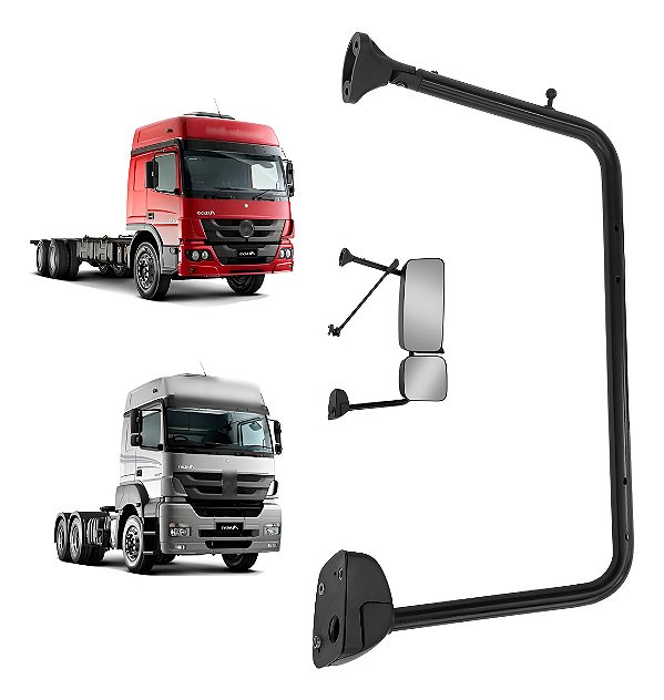 Braço Sup Retrovisor Mb Axor / Atego 2007/2013 Com Menor
