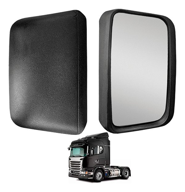 Retrovisor Esquerdo Scani Serie 4 Eletrico C/ Desembaçador