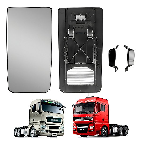 Lente Vidro Espelho Retrovisor Man Tgx Convexo  Esqu/direito