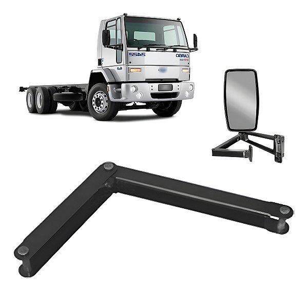 Tirante Braço Retrovisor Ford Cargo 2422e/2428e Até 2009 Esq