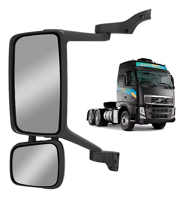 Espelho Retrovisor Volvo Fh Fm 2010 A 2021 Lado Esquerdo
