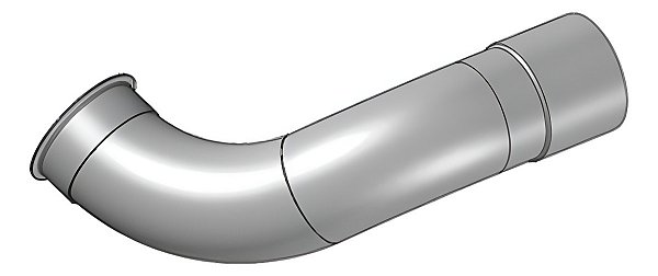 Tubo Cano Meio Escape Vw Constelation 17280 24280 Euro 5