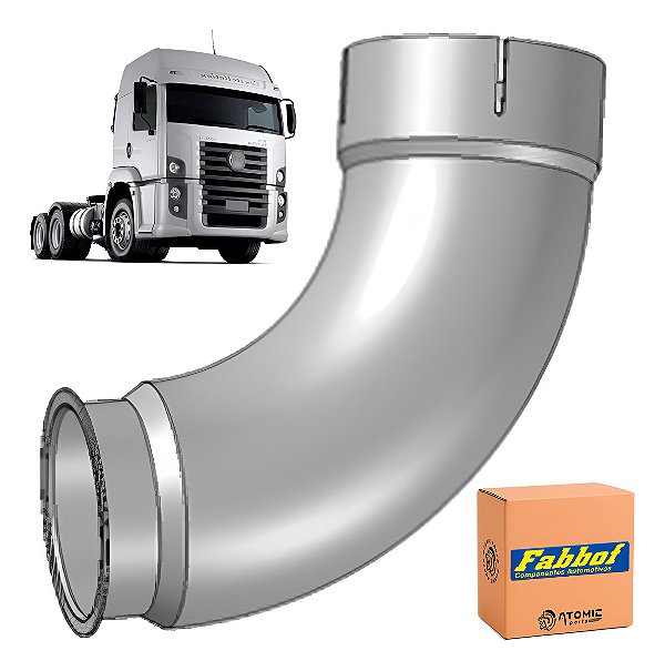 Tubo Cano Catalisador Escape Vw Constellation 19.370 25.370