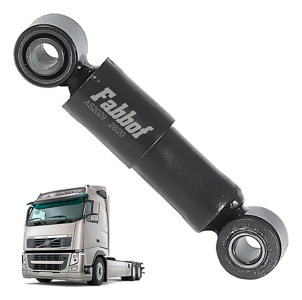 Amortecedor Suspensão Cabine Transversal Volvo Fh Ate 2014