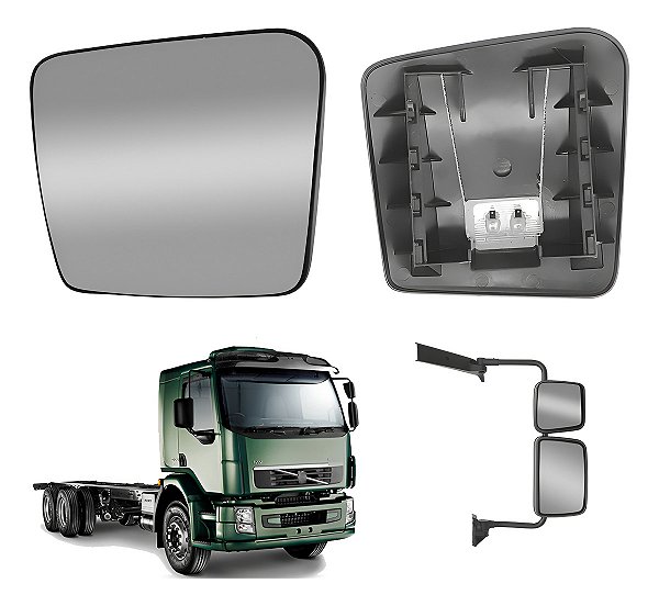 Lente Espelho Retrovisor Menor Volvo Vm 2006 Em Diante Ld