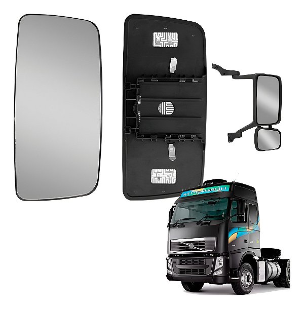 Base Retrovisor Volvo Fh 2010 A 2014 / Fm 2010 A 2021 Desemb