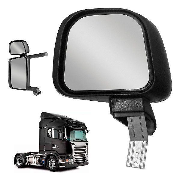 Espelho Retrovisor Menor Scania Serie 4 Esquerd Com Desem