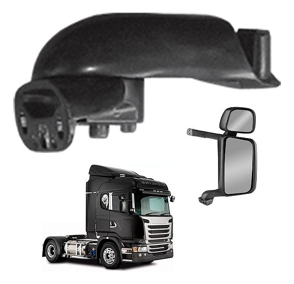 Braco Inf Retrovisor Aluminio Scania T/r 114/124 P/g/r Ld