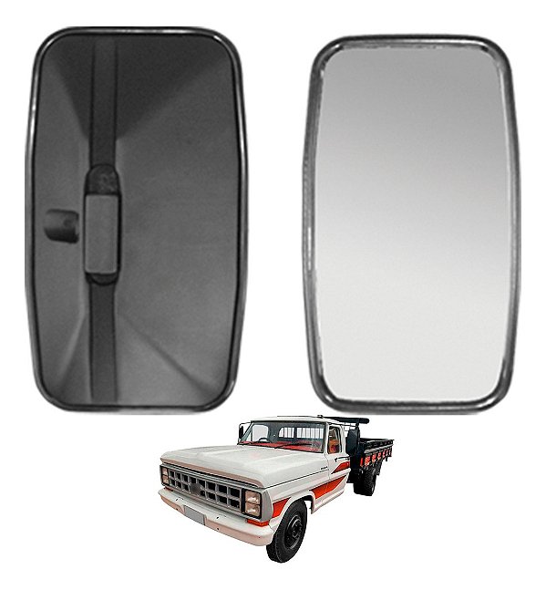 Base E Espelho Retrovisor Ford F-4000 Até 1998