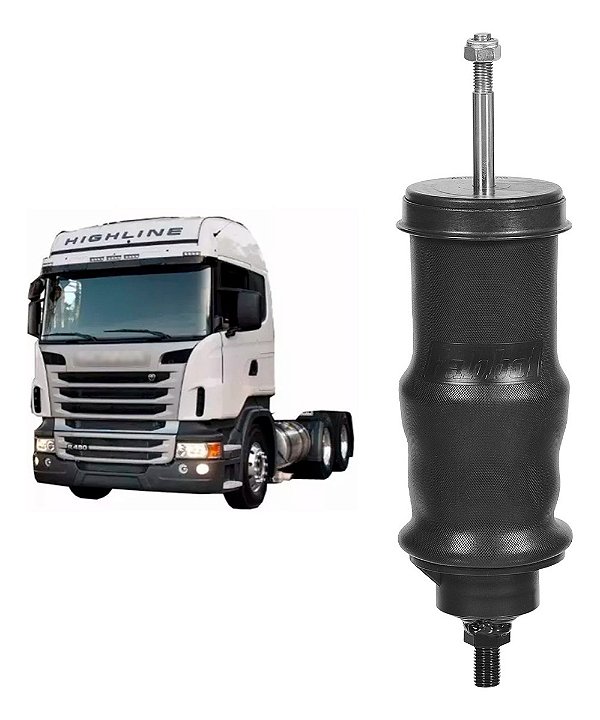 Amortecedor Mola Pneum Cabine Scani S5 P/g/r Ate 2011 Diant