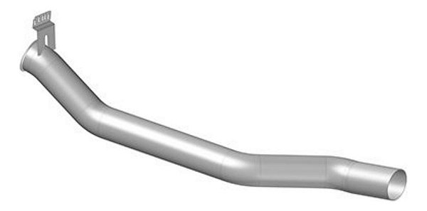 Tubo Cano Adaptação Kit Cromado Scani P/g/r 2008 A 2011