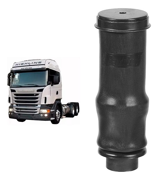 Bolsa Mola Scania Suspensão Cabine S5 P/g/r Ate 2011 Diantei