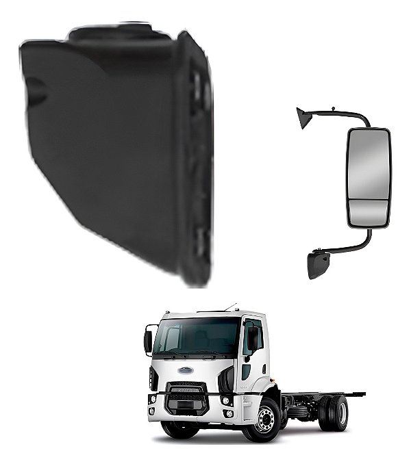 Base Inferior Braço Retrovisor Ford Cargo 2012 Esquerd Euro3
