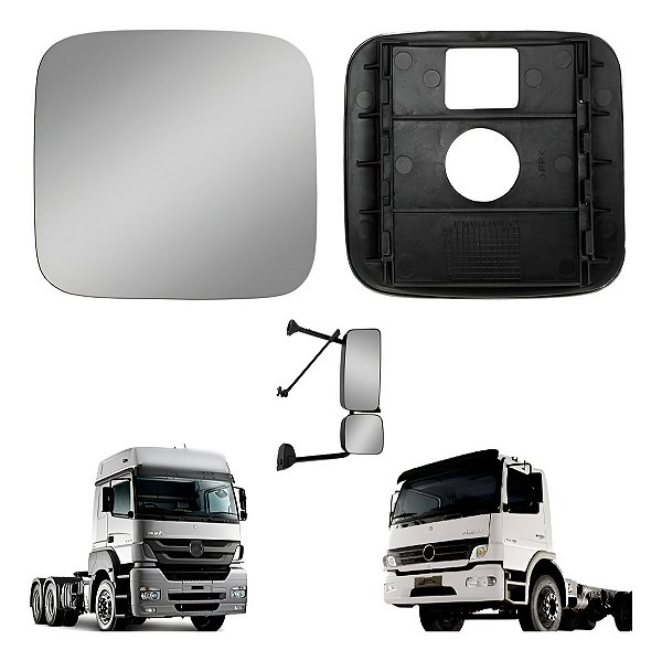 Vidro Retrovisor Menor Mb Axor/atego 2007 A 2013 Desembaç