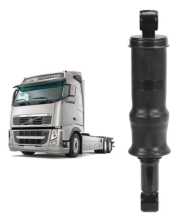 Amortecedor Mola Pneum Cabine Volvo Fh 2004 A 2014 Traseiro