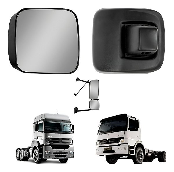 Retrovisor Menor Mb Axor/atego 2007 A 2013 Desembaçador
