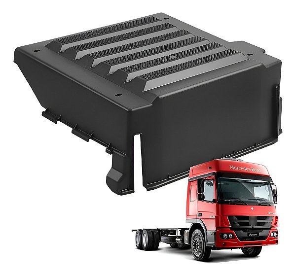 Capa Tampa Caixa Bateria Mercedes Benz Atego Plastico