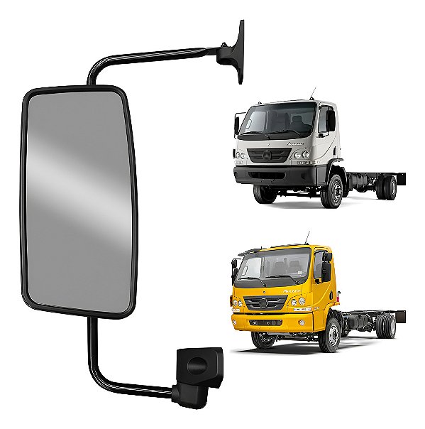 Conjunto Espelho Retrovisor Mb Accelo 2020 A 2022 Esquerdo