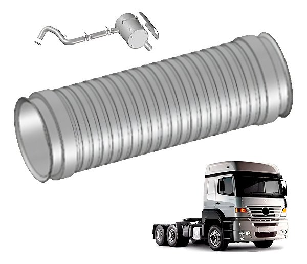 Flexível Inox Escapamento Mb 1938s / 1944s 2003 - Euro 3