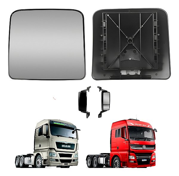 Lente Vidro Espelho Retrovisor Menor Man Tgx Conv Direito