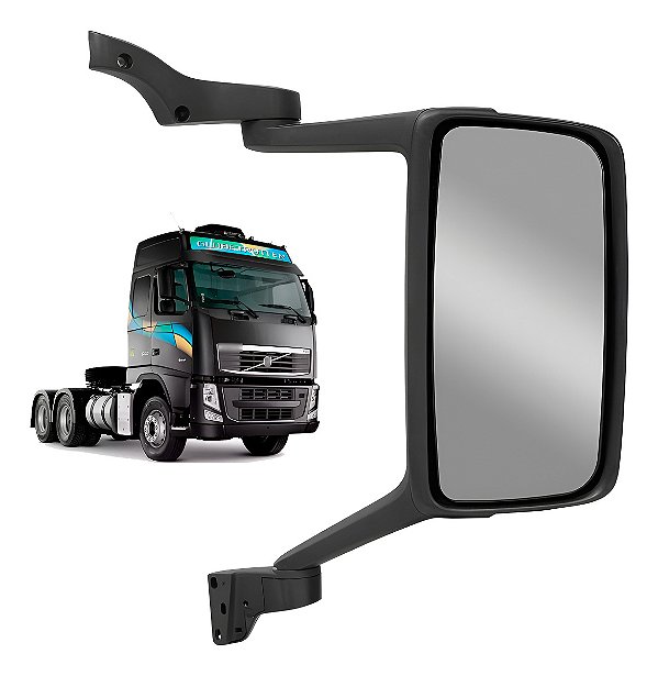 Retrovisor Volvo Fh Fm 2010 A 2021 C/ Desembaçador Direito