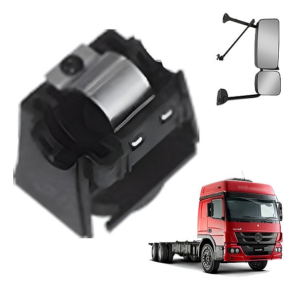 Suporte Fixação Tampa Retrovisor Mb Axor / Atego 2014 A 2021