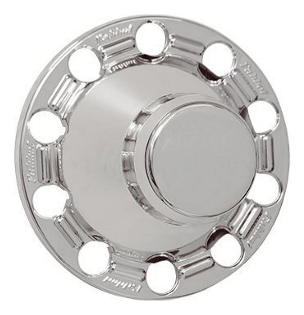 Par Capa Para Cubo De Roda Volvo Fh/fm/nh Traseira - Cromada