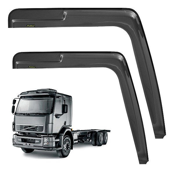 Par 2 Calha De Porta Acrilico Volvo Vm 17/23/210/260/310/270