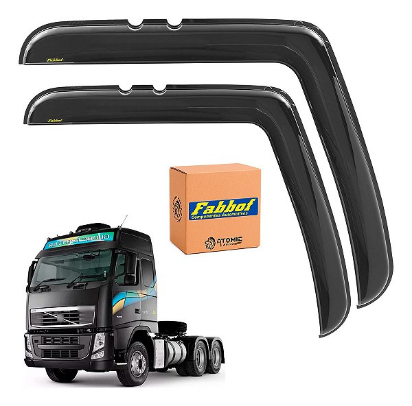 Par 2 Calha De Porta Volvo Globetrotter Fh Nh Fm Até 2009