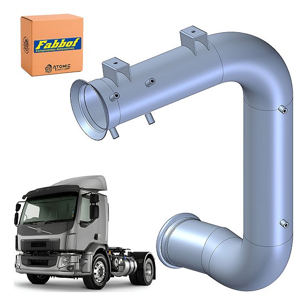 Tubo Escapamento Catalisador  Volvo Vm 330 2012 A 2022 Eur5