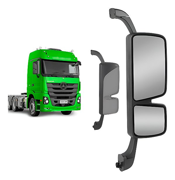 Retrovisor Mb Actros 2016 A 2020 Convexo Desembaçador Ld