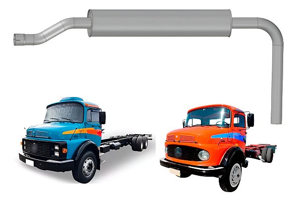 Silencioso Mercedes Benz 1113 A 2020 Turbo Com Miolo Longo