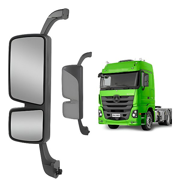 Espelho Retrovisor Mb Actros 2016 A 2020 Convexo Esquerdo