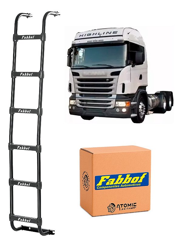 Escada 6 Deg Estribo Cabine Scani Rh450 500 R 2019 2020 Ntg