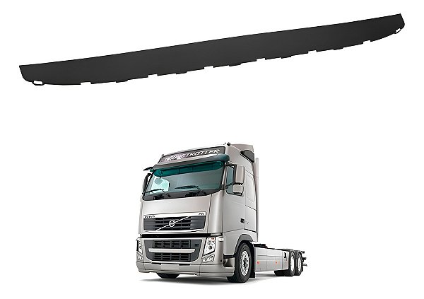 Moldura Friso Tapa Sol Volvo Fh Glob / Fm/ Fmx 2010 A 2020