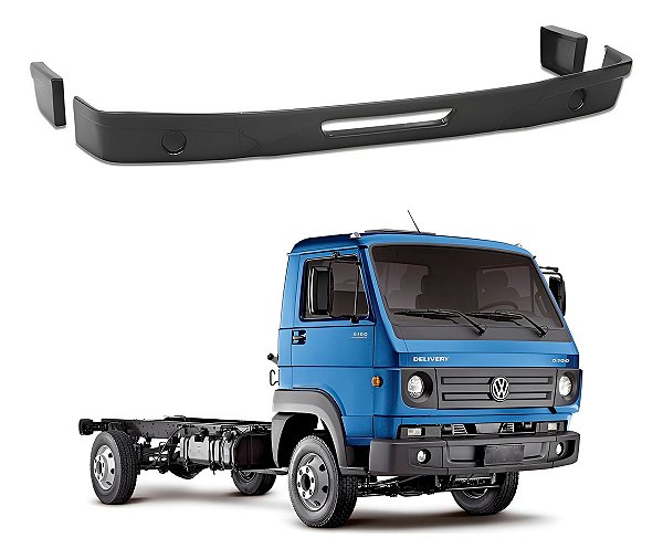 Spoiler Parachoque Vw Delivery 5150 A 10160 Euro 5 2012 A 17 Preto