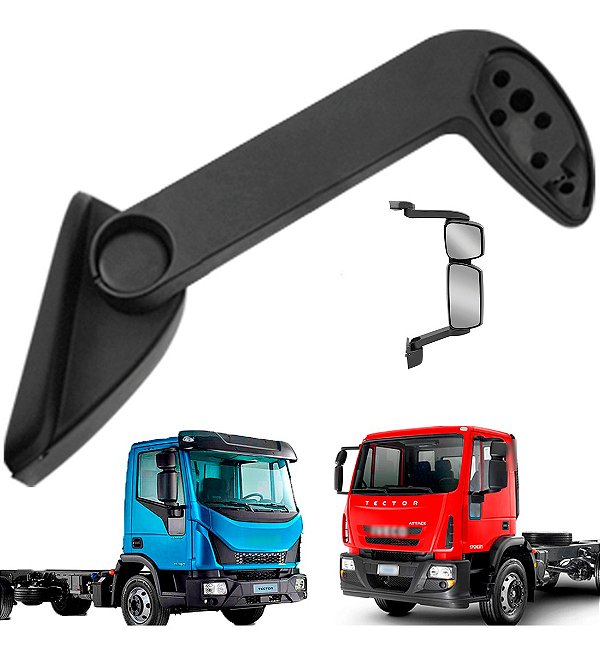 Braço Suporte Retrovisor Inferior Iveco Tector/ Cursor Ld