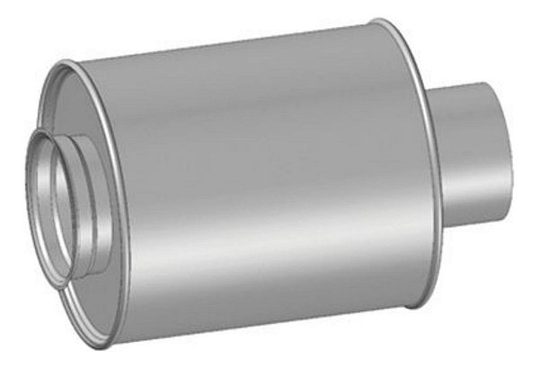 Silencioso Adaptação Cano Tubo Cromado Volvo Fh/nh Caminhão