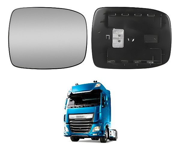 Lente Vidro Espelho Retrovisor Menor Daf Cf/xf Convx Ld/le