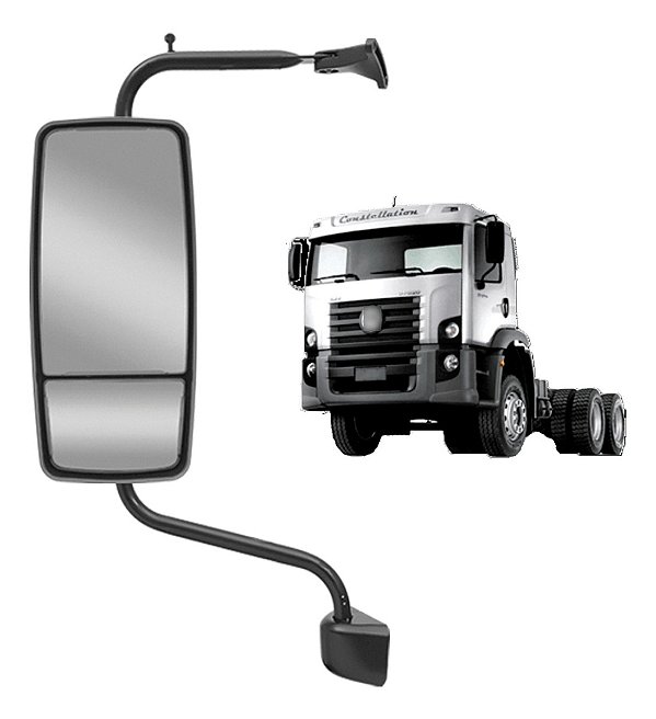 Retrovisor Vw Constel 13180 A 31320 Bifocal Plano
