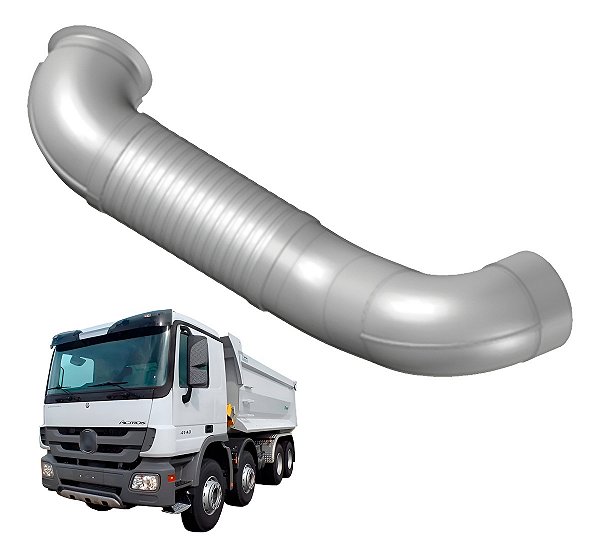 Tubo Cano Motor Escape Mercedes Actros 4140k Vertical Euro3