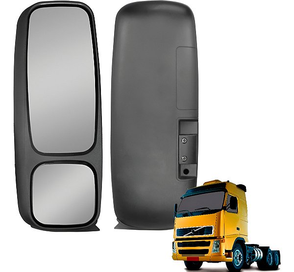 Retrovisor Volvo Fh/fm/nh Até 2009 Bifocal Convexo Desemb Ld