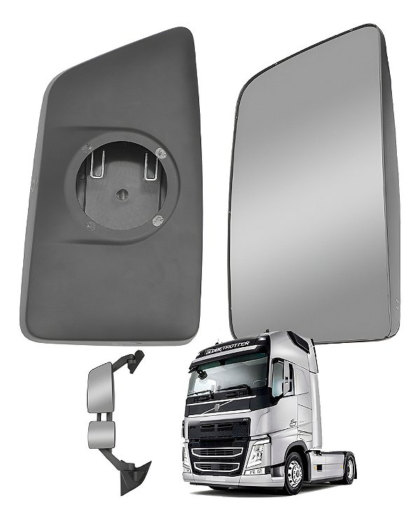 Espelho Retrovisor Volvo Fh 2015 A 2022 Lado Esquerdo