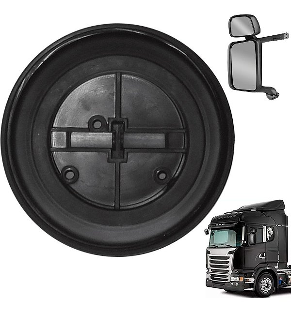 Atuador Manual Espelho Retrovisor Scania Serie 4 Até 2018