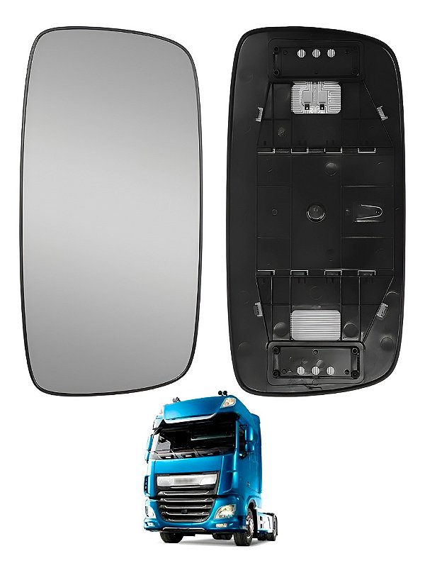 Lente Vidro Espelho Retrovisor Daf Cf/xf Convexo Direito/esq