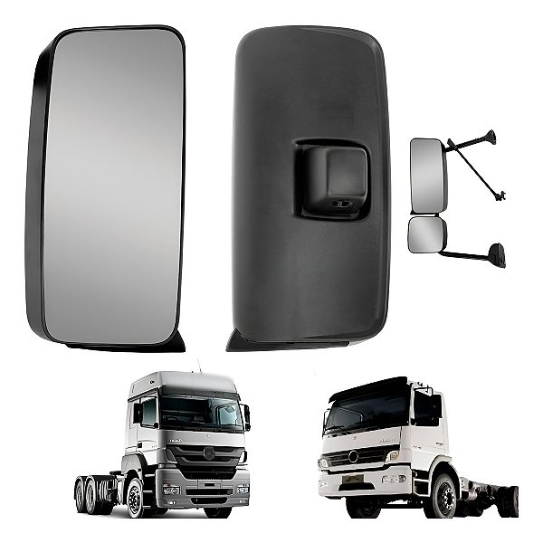 Retrovisor Elétrico Mb Axor/atego 2007 A 2013 Desembaç Le